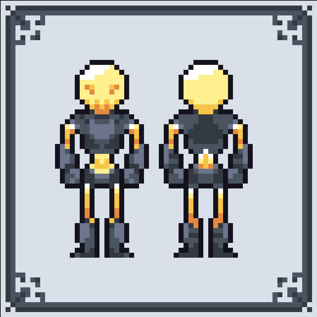 0hSlash's tweet photo. Got inspired and made some little enemy sprites 💀⚔️

#pixelart #art #gamedev #indiedev #aseprite https://t.co/qqs96voMTz