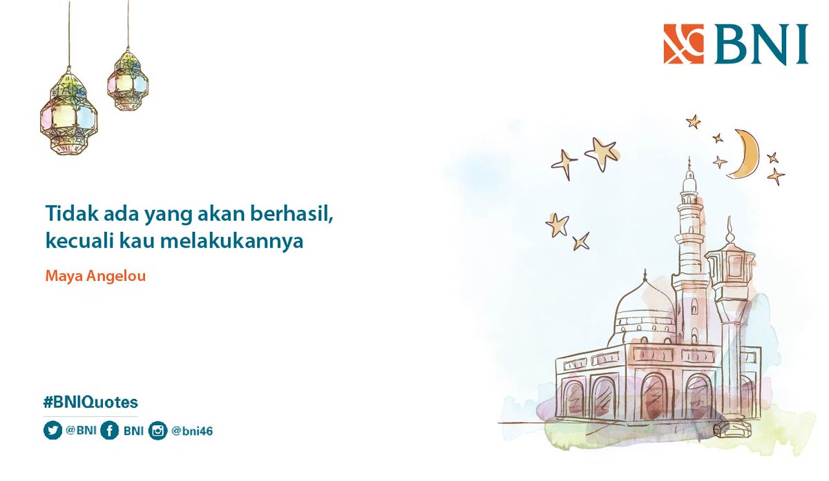 BNI's tweet photo. Jangan pernah takut untuk beraksi ya, Tweeps! #BNIQuotes https://t.co/aZHLZtV1Vu