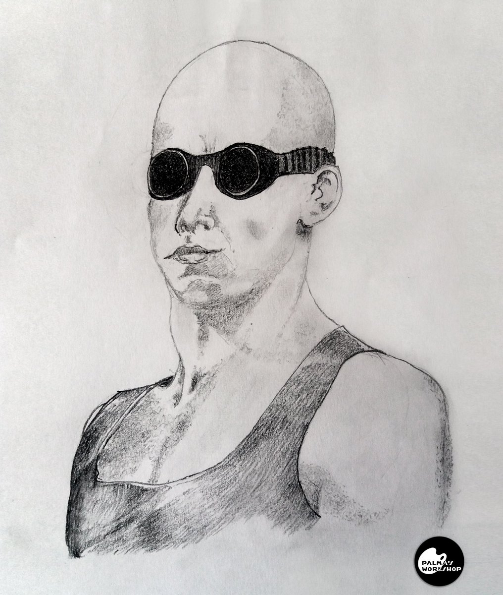 PalmaSworkshop's tweet image. I just rewatched #riddick the other day and made this portrait, what do you think?

#vindiesel #pencilartist #pencilsketches #graphitedrawing #pencilartwork #graphite #pencildraw #sketches #sketching #drawingsketch #pencilsketch #draw #drawingoftheday #drawings