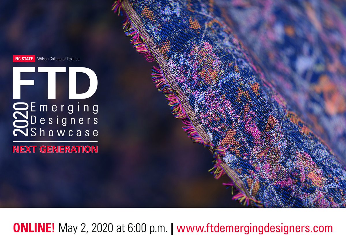 traci_lamar's tweet photo. See these amazing designers work!! Happening now and will stay up following. Check it out at https://t.co/zPZEKO5O3u #NCState #NCStateWilsonTextiles  #ftdemergingdesigners https://t.co/nwUPhbXBnJ
