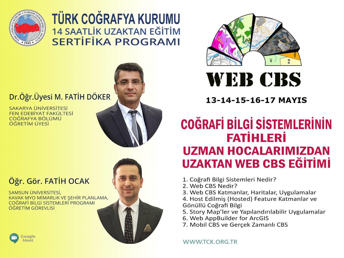 fatihocak05's tweet photo. İlgi duyan herkesi bekleriz. #webcbs #webgis https://t.co/UoviFFnIw7