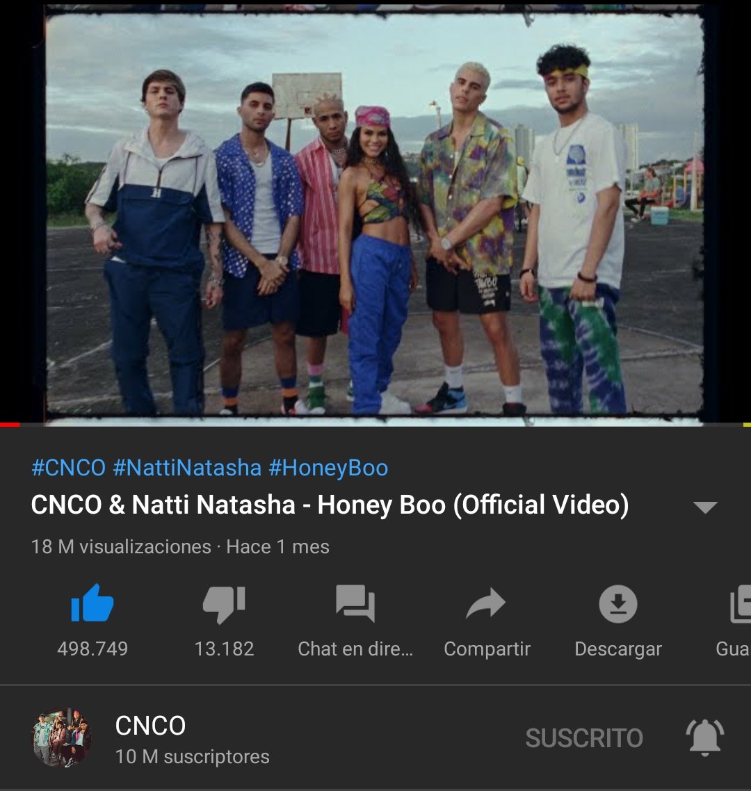 SandraTorresAri's tweet photo. Vamos sigamos reproduciendo Honey Boo hay que llegar a los 20M y no nos queda nada ya queda poquito está increíble el vídeo enserio vallan a verlo que les va ha encantar les aseguro a mí me tiene loca ya son 18 M lo vamos a lograr estoy segura ❤️❤️ #honeyboostreaming @CNCOmusic https://t.co/oM0vciI2oP