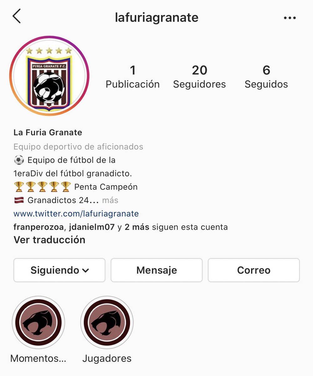 La Furia Gránate está de vuelta en Instagram. FOLLOW @ LaFuriaGranate