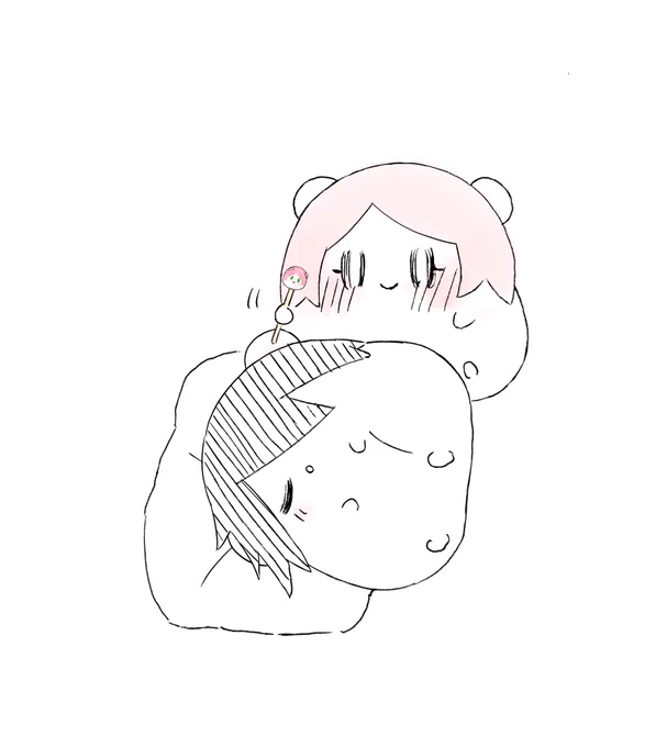 RUUさん(@RUU_needleworks )のハム耳かきがあまりにも可愛すぎておさかなさん(@knepiknepi )との会話に萌えころがって興奮して描いたらよく見たら「ハムたちが🌸ちゃんや🍅に耳かき」でした完全に間違えました… 