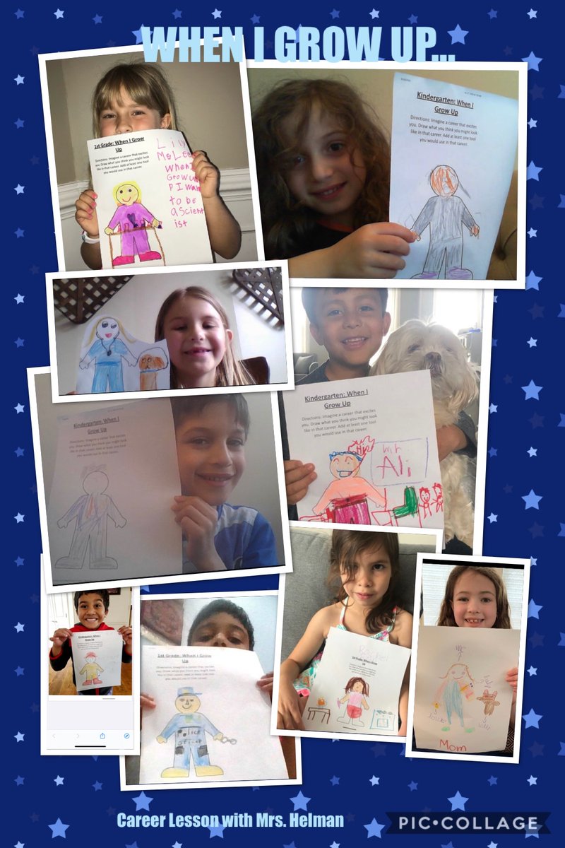 cce_counselors's tweet photo. I am looking forward to the future with all these fabulous kindergartners and 1st graders following their career paths! #keeptheendinmind #careers #leaders https://t.co/EhzmHNDGJm