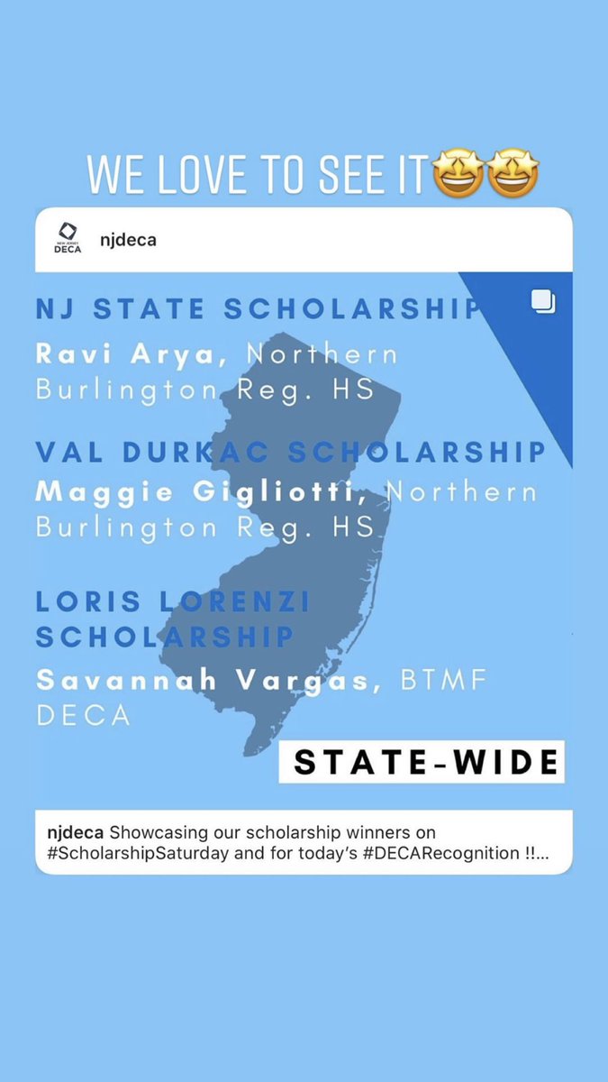 magsgig's tweet photo. My #DECAFlex is being chapter president, winning 1st @ districts, receiving a state scholarship, and the emerging leader honor award :)) #DECAICDCWeek @DECAInc @NJDECA https://t.co/JP6N0cQWeY