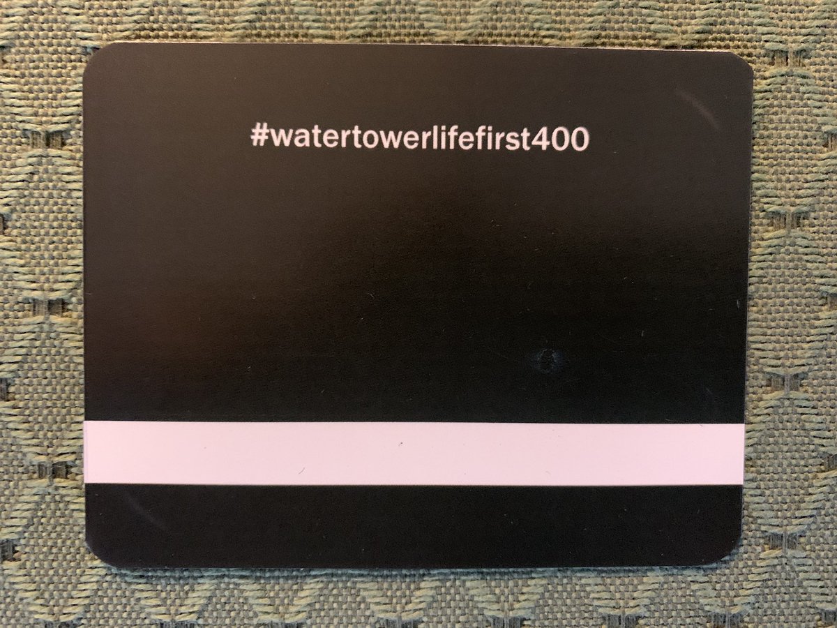 watertowerband's tweet photo. #first400 #lifetimeticket #watertowerlife https://t.co/WNADNZu9Dm