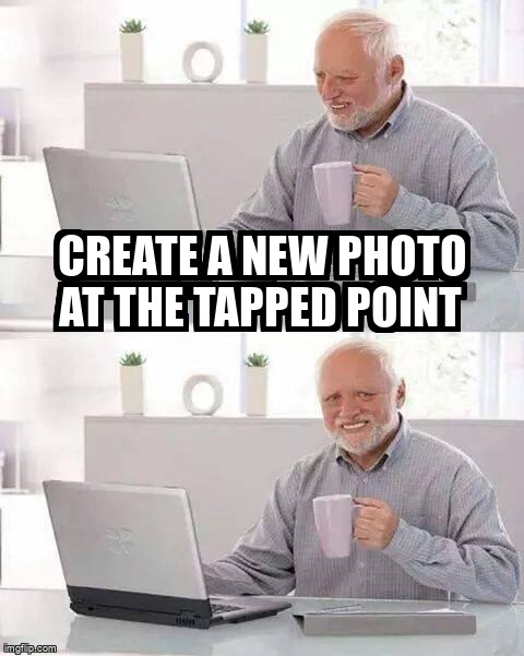 overflow_meme's tweet image. create a new photo at the tapped point stackoverflow.com/questions/6156… #unityscript #unity3d #c#