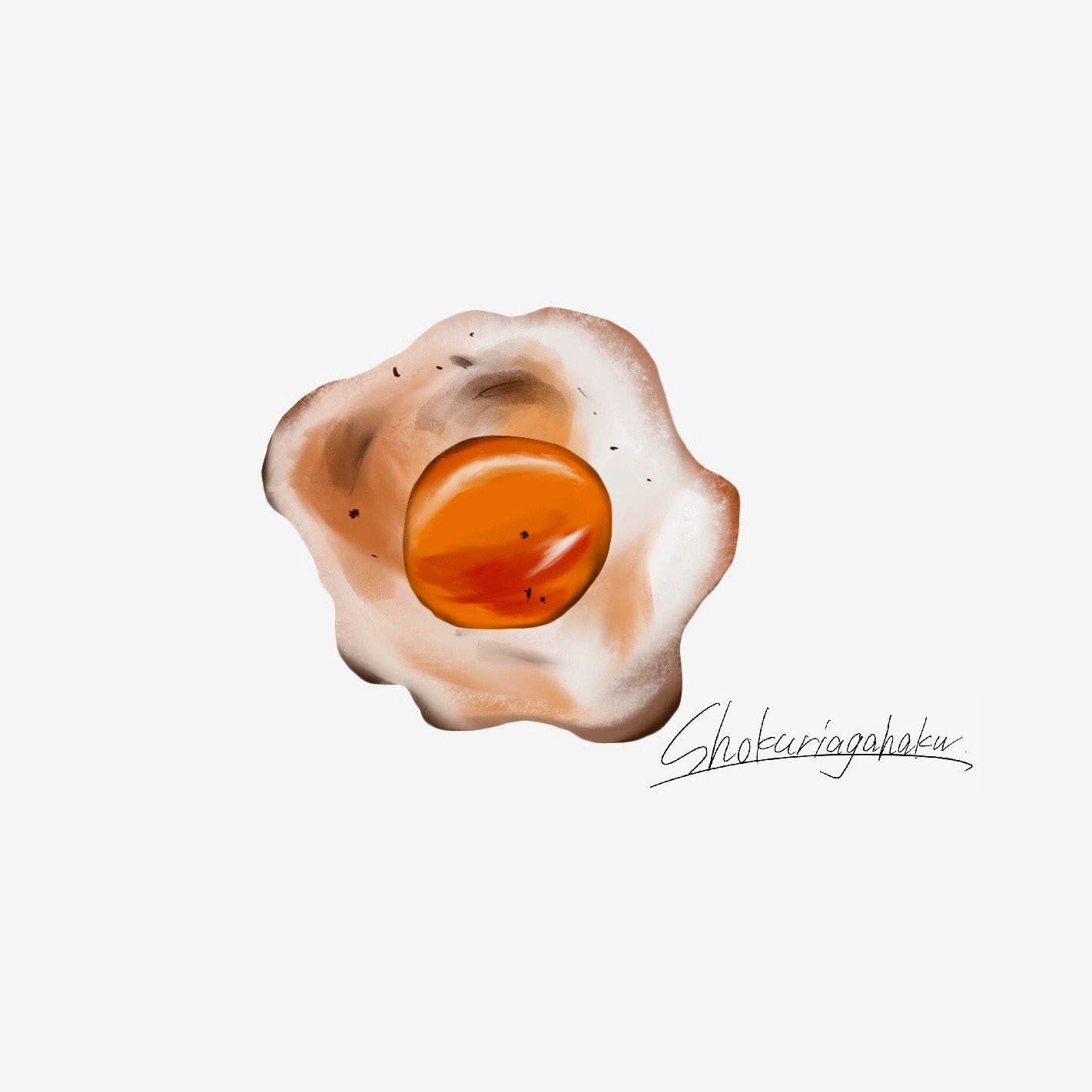 食のリアル画伯 2 ベーコンエッグトースト 食品 食品イラスト 食品ロス削減 新作商品 食べ物 食べ物イラスト アート 絵 イラスト イラストレーター リアルイラスト ホスピタルアート テイクアウト ベーコンエッグトースト パン