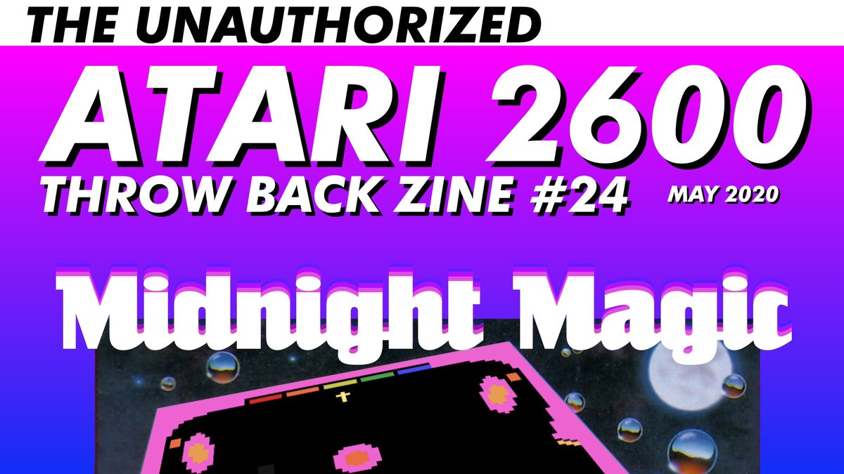 salzmafia's tweet image. 🚨🚨🚨🚨 Issue #24 of The Unauthorized Atari 2600 Throw Back Zine is now available #midnightmagic #videopinball #2600club #atari #atari2600 amazon.com/dp/B087SHPMPW🚨🚨🚨🚨