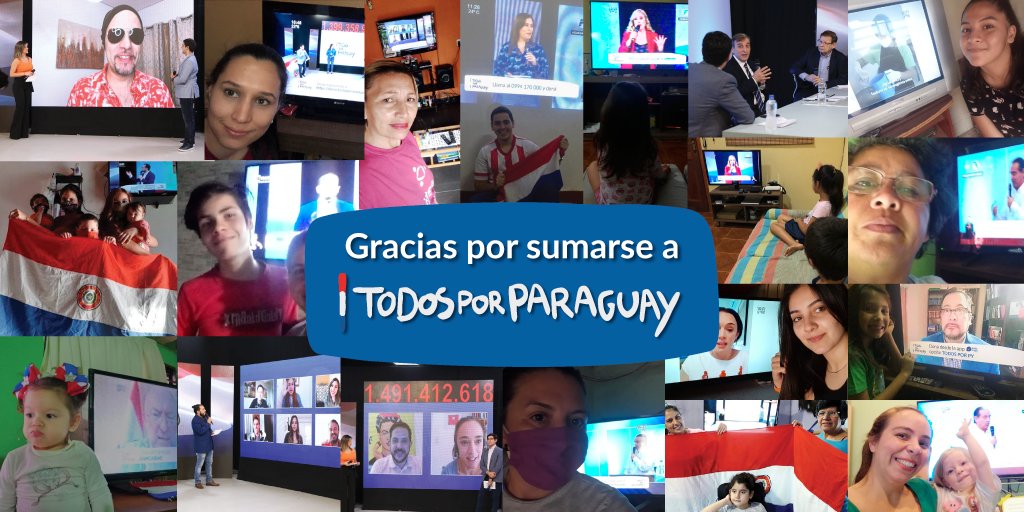 TodosPorPy's tweet image. ¡Muchas gracias a todos y todas! Es momento de seguir cuidándonos ❤️
#TodosPorParaguay🇵🇾