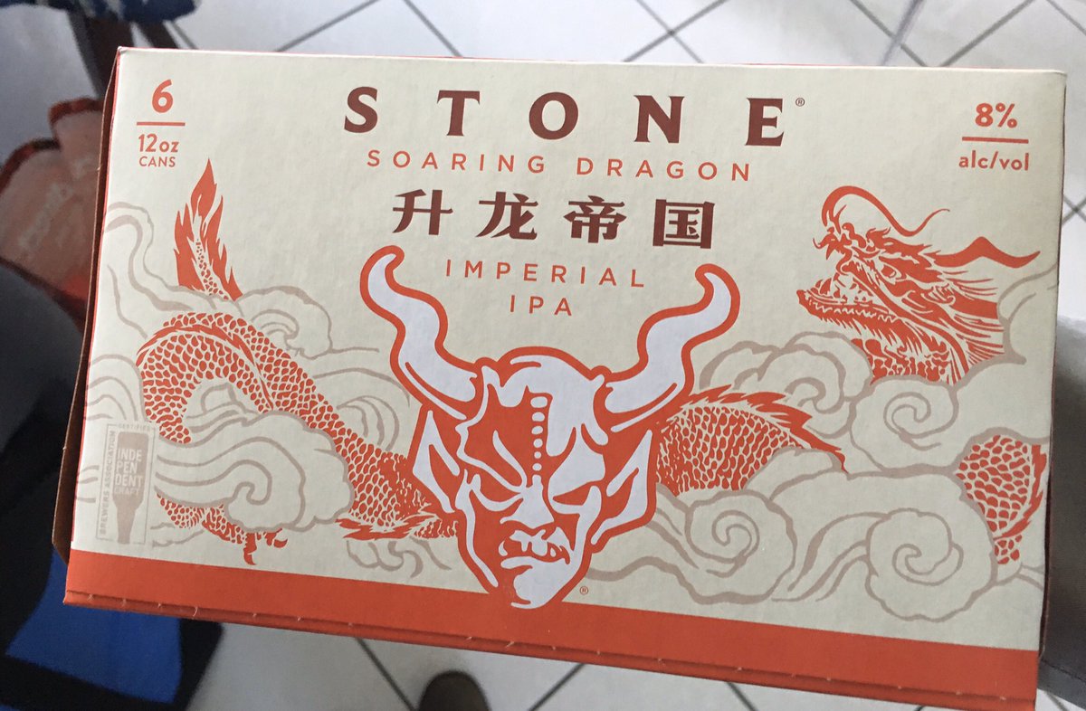 YouGotCheng's tweet photo. I’m ready to start summer with a dragon ride with @StoneBrewing Soaring Dragon. #beer #stone #stonebrewery #soaringdragon #ipa #imperialipa https://t.co/MzYUljAhSB