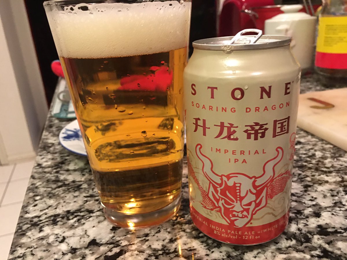 YouGotCheng's tweet photo. I’m ready to start summer with a dragon ride with @StoneBrewing Soaring Dragon. #beer #stone #stonebrewery #soaringdragon #ipa #imperialipa https://t.co/MzYUljAhSB