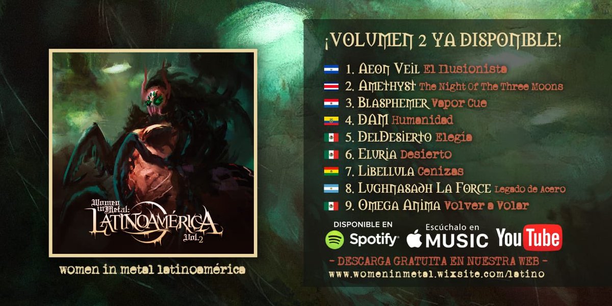 AeonVeil's tweet photo. ¿ Ya lo escucharon ? 🤭 Women in metal Latinoamérica #metal #femalefrontedband #girlpower #death #thrash #heavy #power #thrash #metal #slam #breakdowns #core #chugs https://t.co/7oL4CB23bG