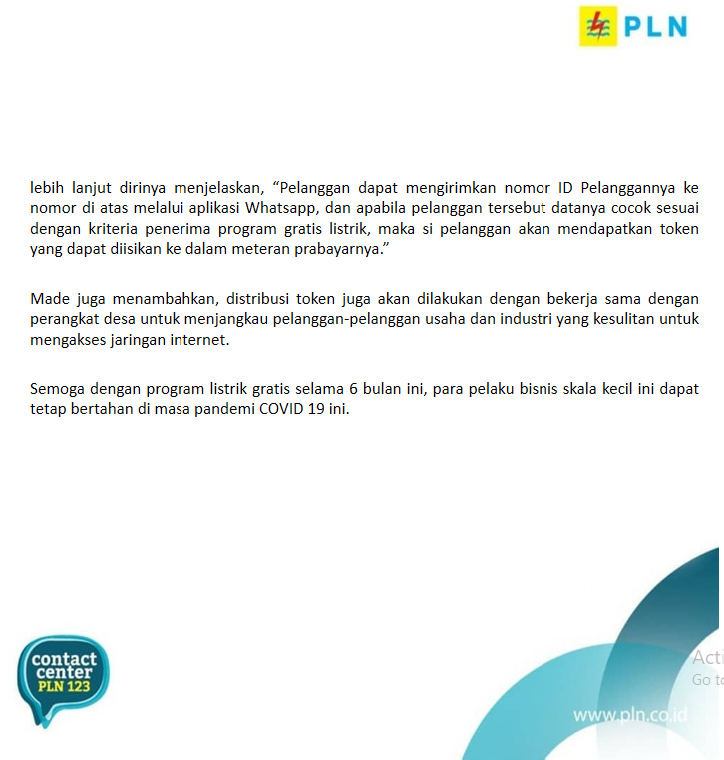 PT PLN (Persero) (@pln_123) on Twitter photo 