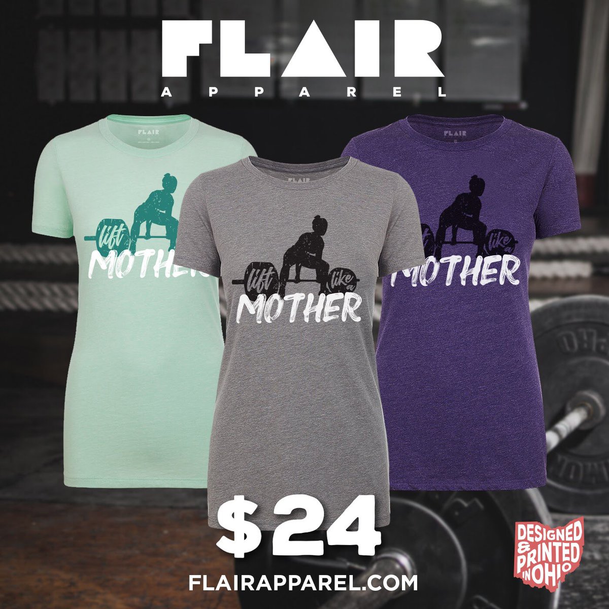 flairapprl's tweet photo. Looking for a #mothersday gift for the woman in your life? Check out our new “Lift Like a Mother” shirt! #fitness #strongwomen #gym 

https://t.co/dlgJ8hsTcy https://t.co/JYFv3QkuJX