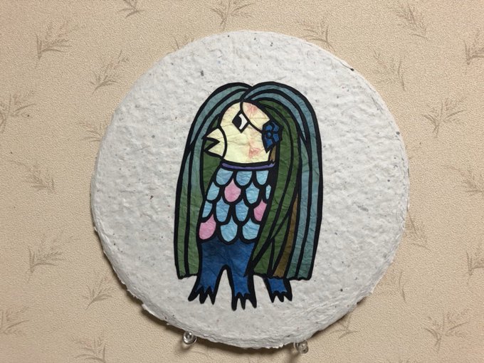 切り絵deアマビエ 和紙でアマビエを作ろう アワガミファクトリーだより