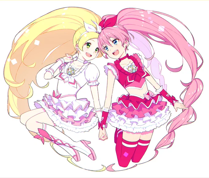 めっちゃスイートプリキュア♪描きたくなったので描きました 