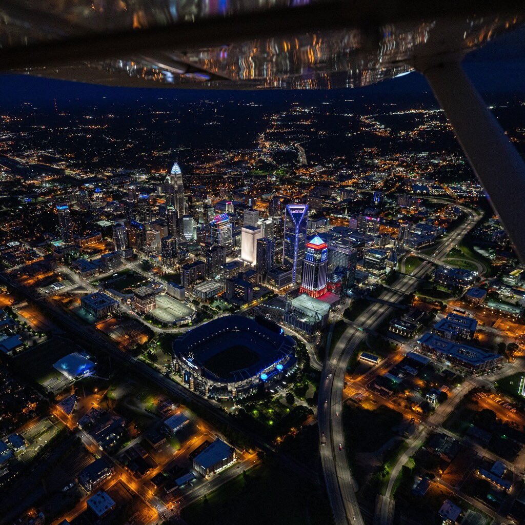 Panthers's tweet photo. Home from 2500 ft 😍

📸: @MylesGelbach https://t.co/aFmJF7BWLS