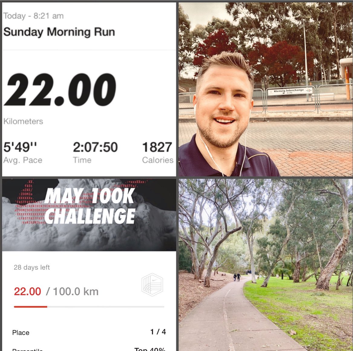 AdamSlaterEDU's tweet photo. Beautiful run this mmornign! 22km down 78km to go!! 🏃🏻♂️🏃🏻♂️ #100kmmaychallenge @thansen_edu 🔥🔥 https://t.co/yf2Ppb9kiG