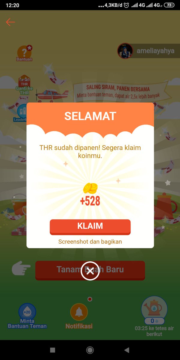 ameliayahya's tweet photo. Bismillah.. Semoga beruntung.. Semangat terus, hasil Shopee tanam, panen 01 Mei.. @ShopeeID
#ShopeeTanamTHR10M #ShopeeDariRumah
#ShopeeID https://t.co/OHjyCqibOJ