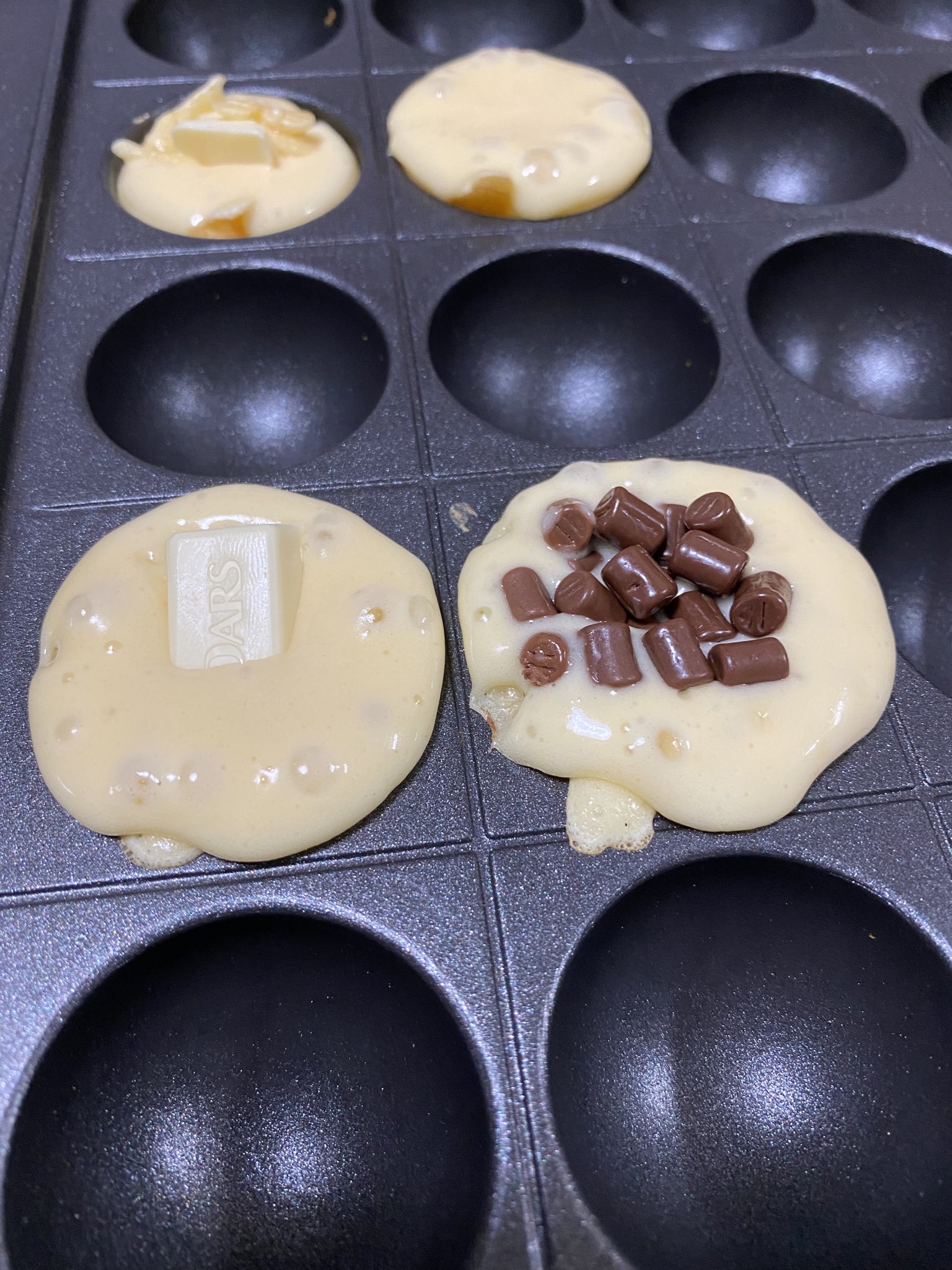 تويتر こきざみインディアン さーねー オリジン沖縄 على تويتر たこ焼き器ベビーカステラ作り チョコ系と黒糖は美味しい ごはんですよ 山海ぶし チーズ ハイチュウはまずい つって T Co B8pasboqsx