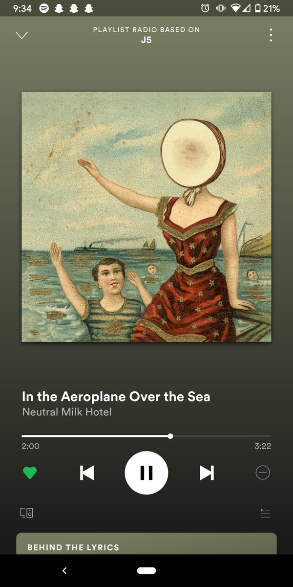 jadynroper's tweet photo. @YFBSpod listened to the Neutral Milk Hotel episode today and found myself listening to this.... 😶 https://t.co/h7NWBgOVX5