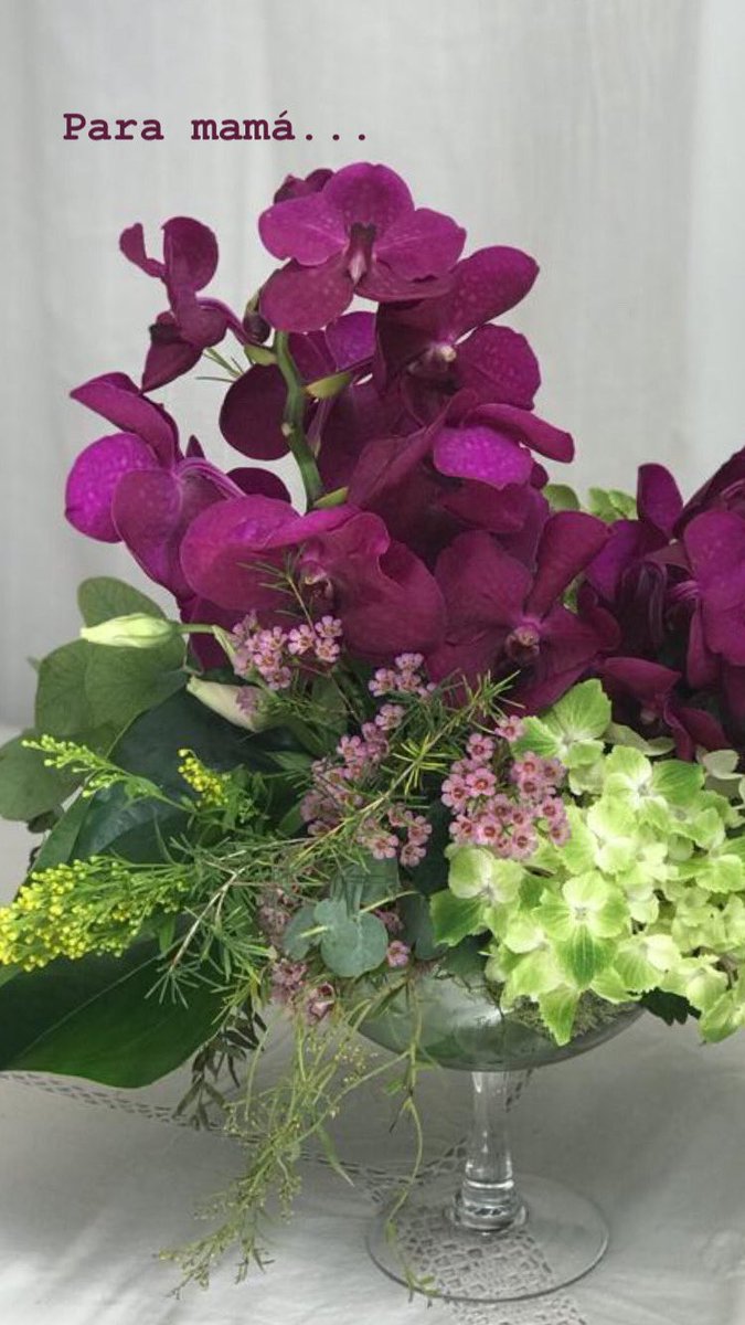 Y más creaciones con flores divinas para esas madres maravillosas que hoy celebran su día. 
Pueden ser más espectaculares estas Orquídeas Vanda? Es una variedad bellísima!