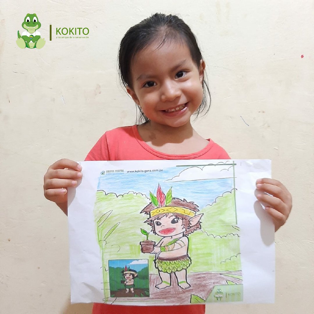 kokitoamazonia's tweet photo. ☑️ Compartimos las primeras fotos de nuestros #AmigosDeLaConservación coloreando al gran amigo #ÍKAM, el duendecito que ama sembrar árboles en el bosque 🧝🏽‍♂️🌳

➡️Visita nuestra página web y conoce la historia de todos los amigos de #KOKITO

https://t.co/UfeBVuDD2I https://t.co/URUY3JWcwt