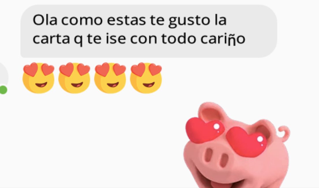 Fryda2001's tweet photo. Esperancita andaba muy molesta porque no le habían regalado las rosas.
Pero eso si le dio una carta en la que plasmaba sus sentimientos más sinceros decía algo así como que: le gustaba mucho y a ver si ella se quería enamorar de él y que le había encantado ya saben romanticon. https://t.co/R4Arp4KXUc