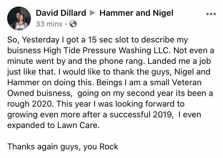 Hammer and Nigel tweet media