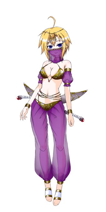 誰かこんなカンジのハーレムパンツMOD作ってください。
#COM3D2 