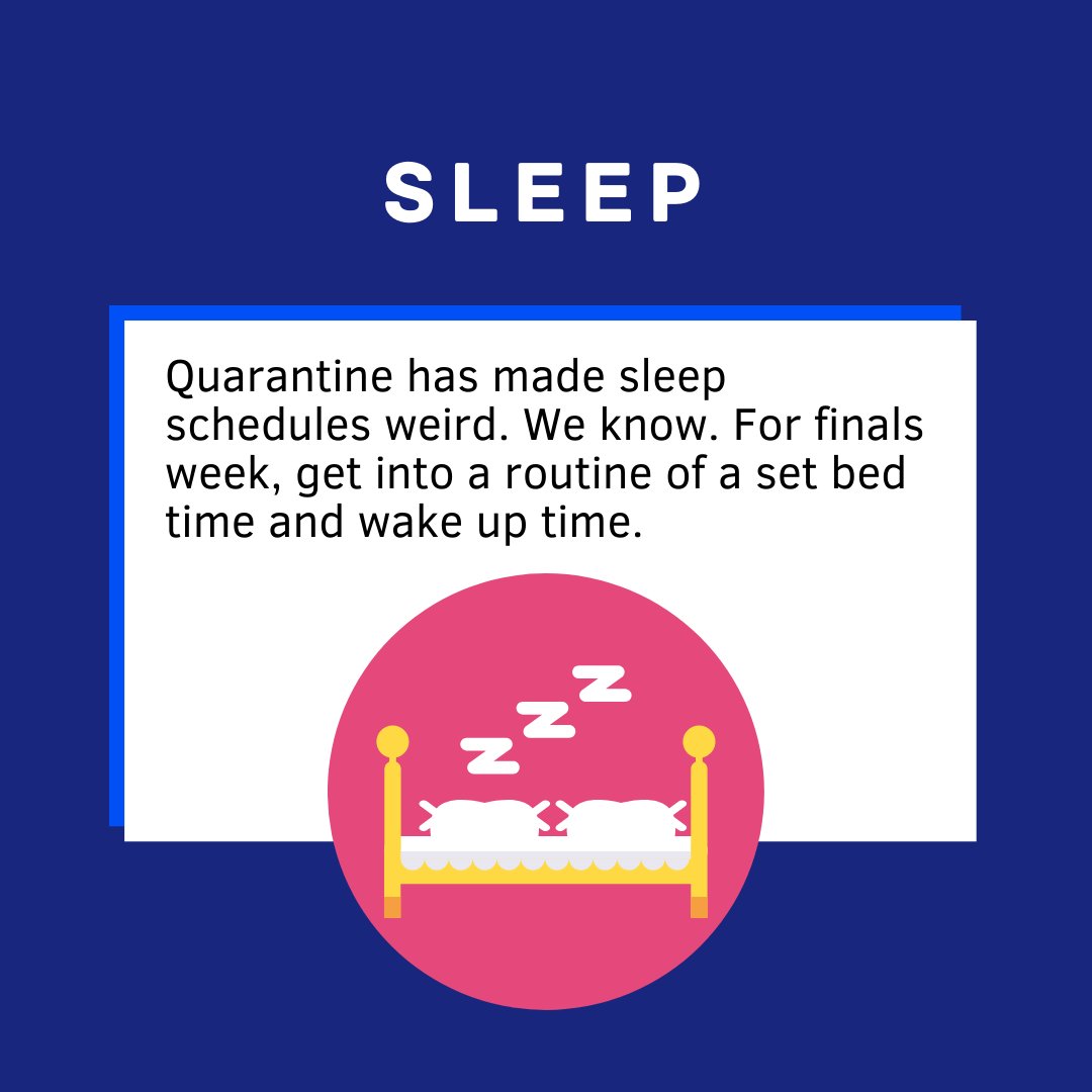 Get ready for finals week with these daily tips! Day 5: Get some sleep!