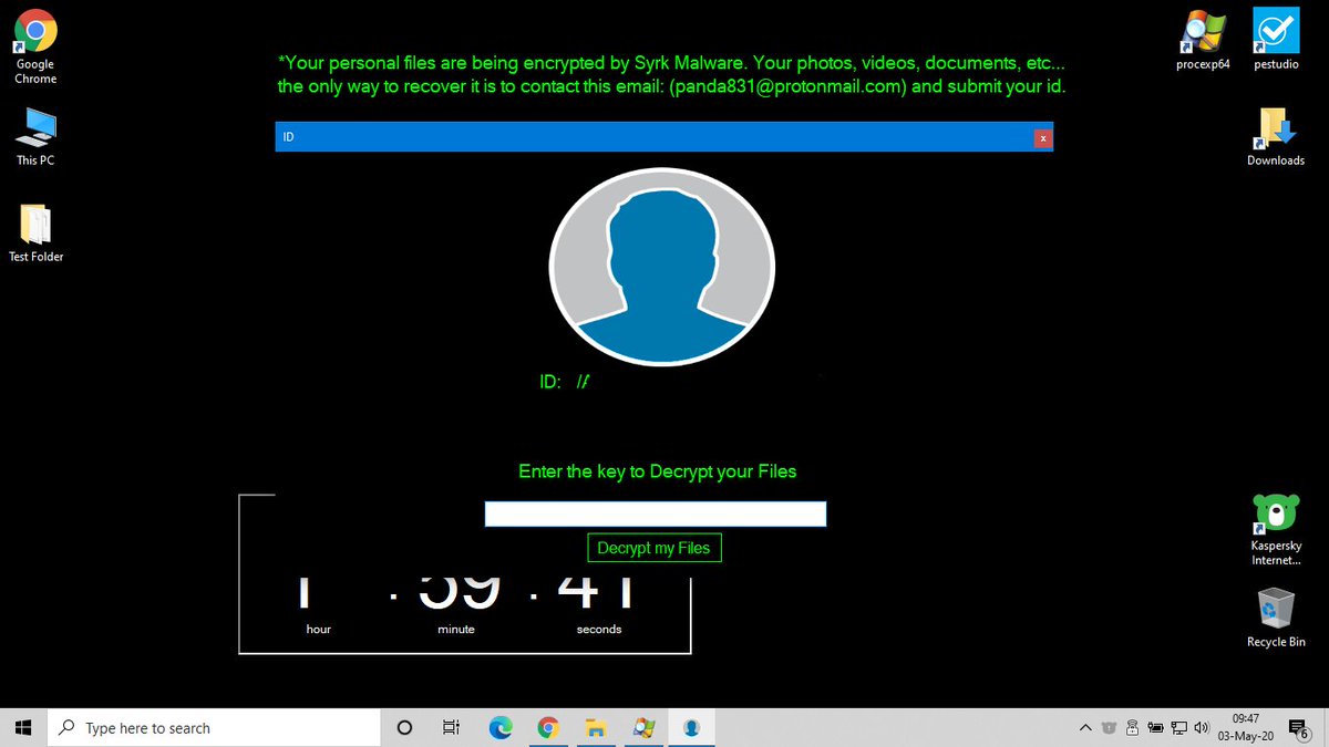 GrujaRS's tweet photo. #Syrk #Ransomware extension .Syrk!Ransom note;Readme_now.txt https://t.co/Kt2AKvUoHA