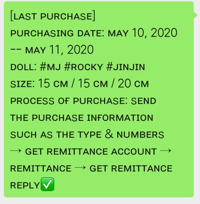 Nerd_DeM's tweet photo. [ʟᴀsᴛ ᴘᴜʀᴄʜᴀsᴇ]
Purchasing date: May 10, 2020 -- May 11, 2020
Doll: #MJ #ROCKY #JINJIN
Size: 15 cm / 15 cm / 20 cm

#ASTRO #astrodoll #아스트로 https://t.co/7naUNxus49