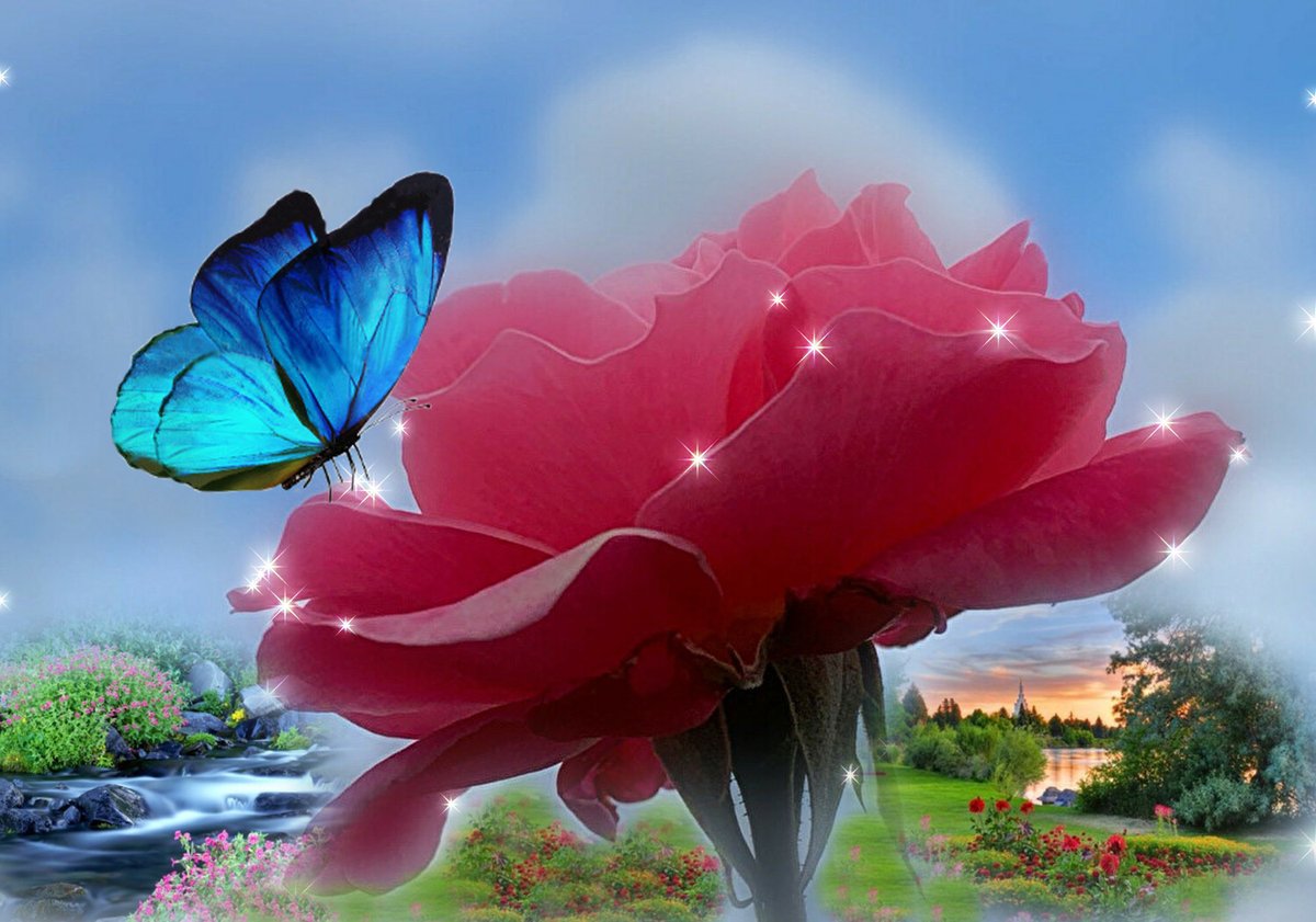 あなたの

　　優しい風が
　　　　吹いている

　　　子供のように

　　　　　手をさしのべて

私の
　　心の扉を

　　　　そっと

　　　　　　開いてくれる…

　　　　　～花の詩～