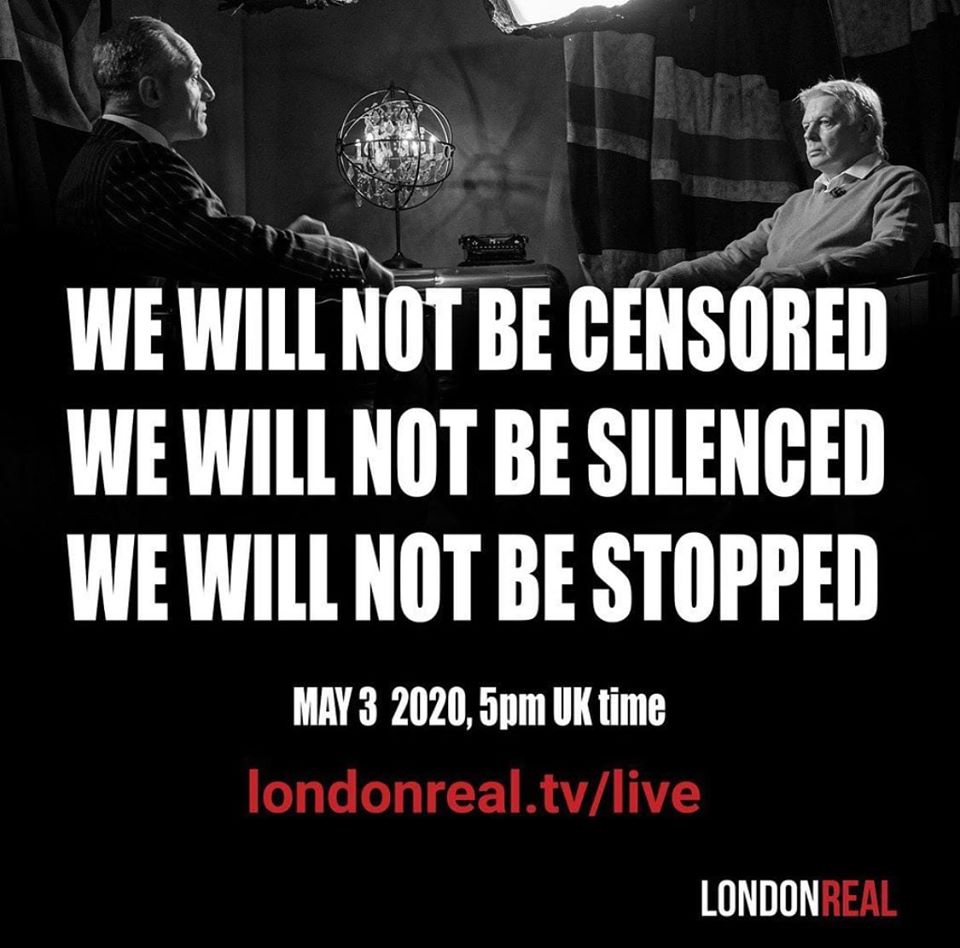 davidicke's tweet photo. Icke Rose III - Live Today At 5pm UK - We Will Not Be Silenced https://t.co/8ZGTdDbeZN https://t.co/L6bQJ8eQbL