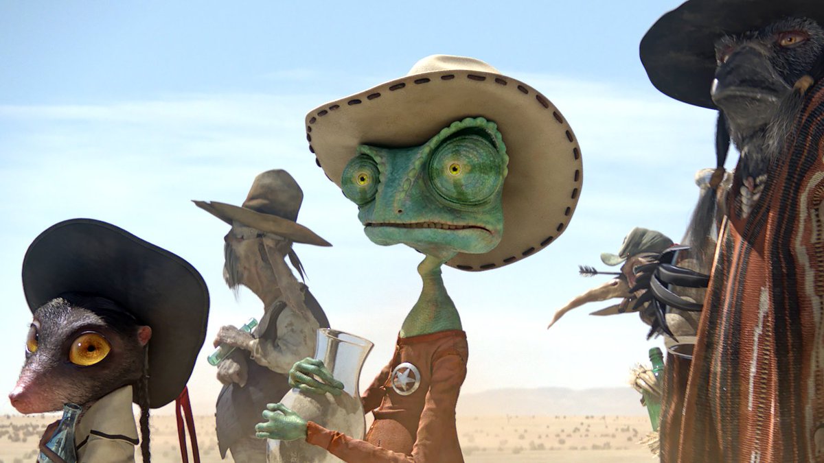 This was animated by ILM, naturally, who also did the superb Rango, and you...