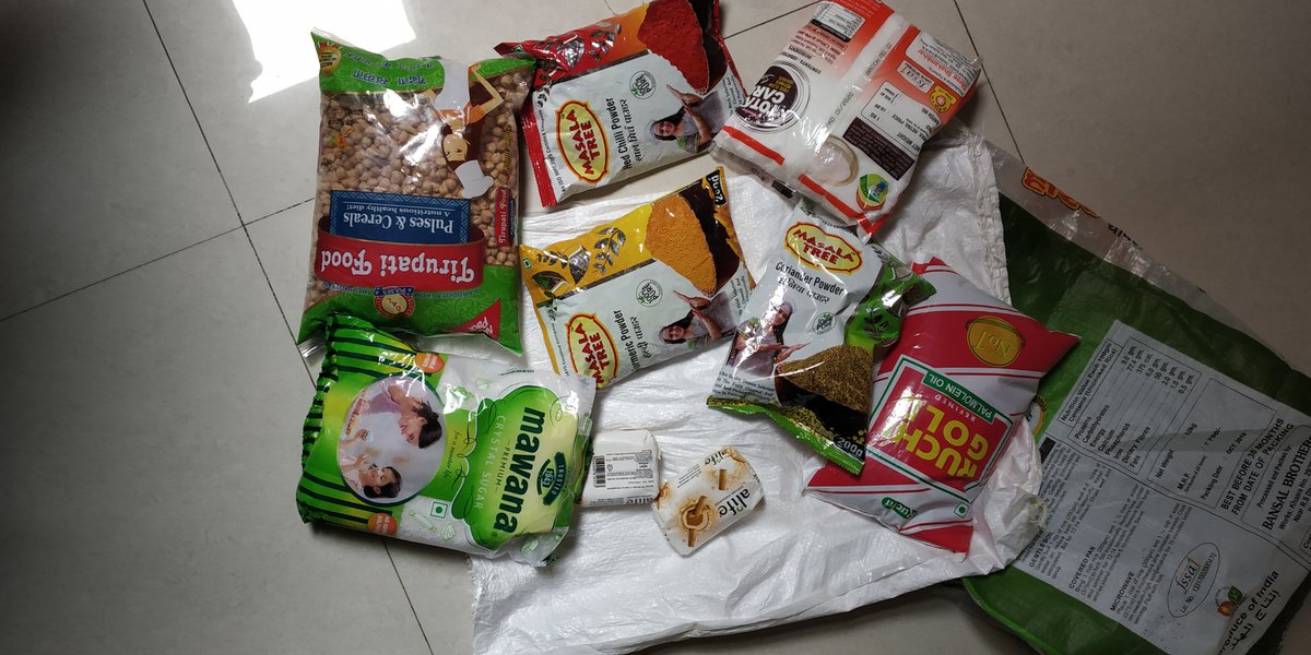 Furquan_Saifi's tweet photo. @hajimyunus @ImranHussaain @ArvindKejriwal @AamAadmiParty @KhanAmanatullah is this the rashion kit provided by the Delhi Government ? Thisbis the distributed by the Bhagwati Rashion Shop.  Could you please look into this or sleep as usual. https://t.co/1seiLUknSA