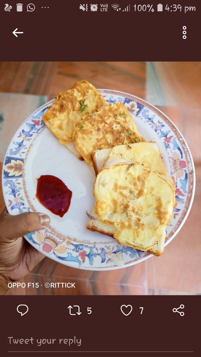 WORLD789GALAXY's tweet image. #EatEggsForImmunityChallenge HERE IS MY DELICIOUS ENTRY OF &quot;DELICIOUS OMELETTE SANDWICH&quot;
MY COOLEST GIRLFRIENDS @aakriti_periwal @aakritik @VidhiTweets @rux_gxx @arifanoor72 @Latifamak @brishti55 @shamshad_bhutto @sanasaeed17 @VarshaBollamma @TheBabita