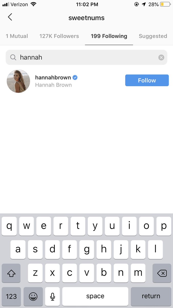 Given how much Barb liked Hannah Ann, she never followed her on Instagram at any point in time! But she follows so many other people from Bachelor Nation, including Hannah Brown, and had been following Kelley the whole time.