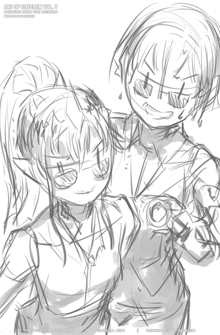 Exploring some concept for Gangsta Bernie &amp; Tiki ღවꇳවღ #Bernadetta #Bernie #Tiki #FireEmblem #チキ #ベルナデッタ 