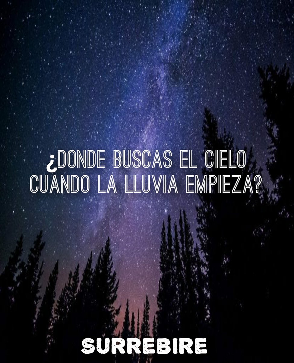 Surrebire's tweet photo. "Entre sus manos lleva un frasco de certezas. ¿Donde buscas el cielo cuando la lluvia empieza?".

¿Como viene su noche amigxs? 
¡Esperamos que lo mejor que se pueda!

Les convidamos una canción bien arriba 👇👇👇

https://t.co/dzdoHn1kVO

#Surrebire #Rielasangre #entretusmanos https://t.co/Lvvdb2zwOF