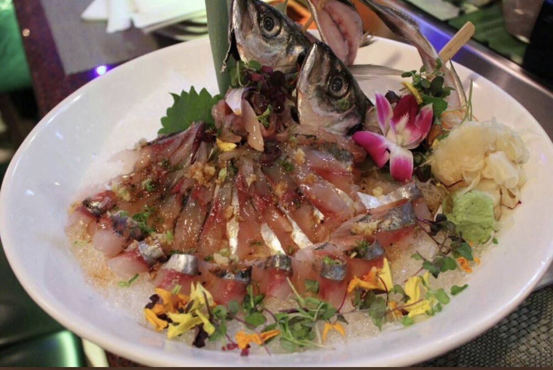 NicChef's tweet photo. Aji—horse mackerel https://t.co/C4MSQ4KsxM