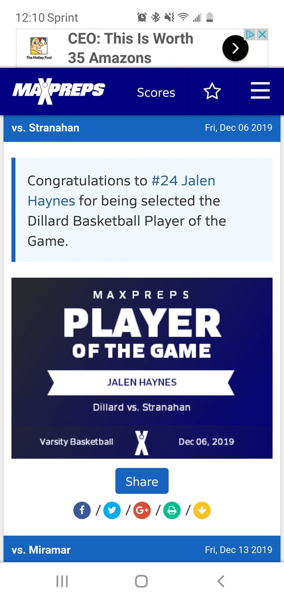 dillard_high's tweet photo. MaxPrep Player Of The Game https://t.co/5HzpYfmrCd