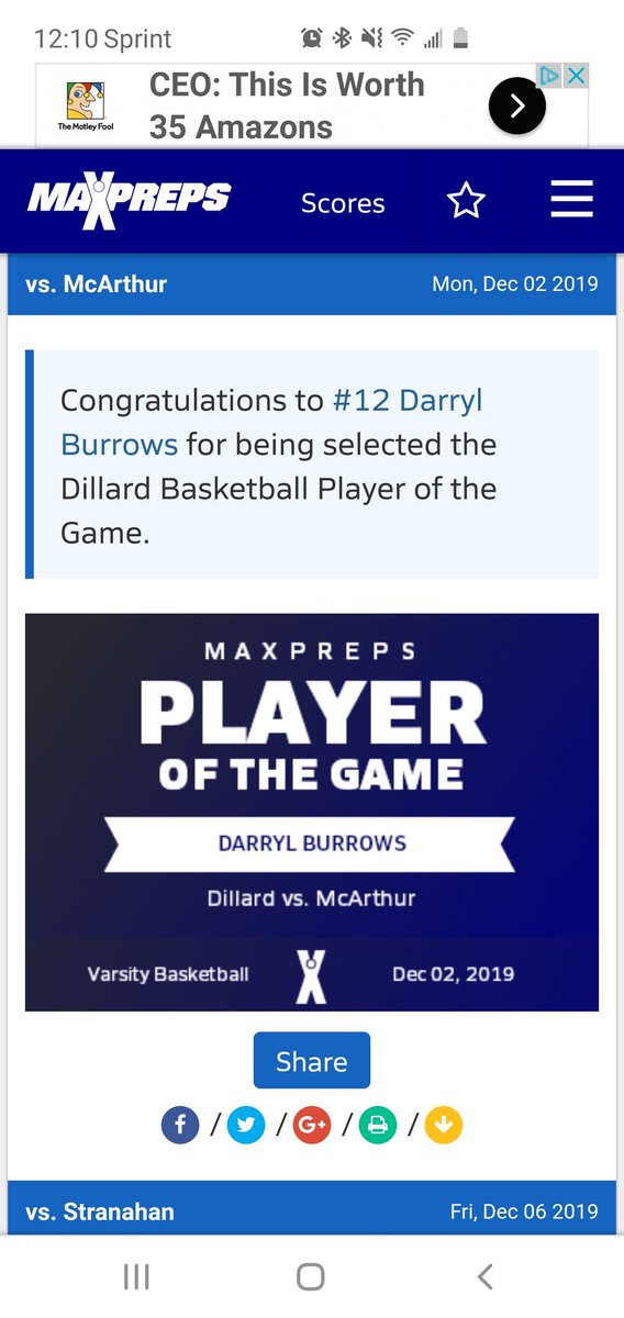 dillard_high's tweet photo. MaxPrep Player Of The Game https://t.co/5HzpYfmrCd