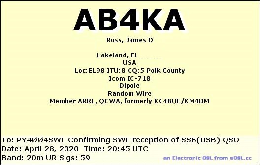 pu4yes's tweet photo. #ab4ka #lakeland #hamradio #amateurradio #radioamadorismo #radioamador #radioescuta https://t.co/AKw4DmJaOT