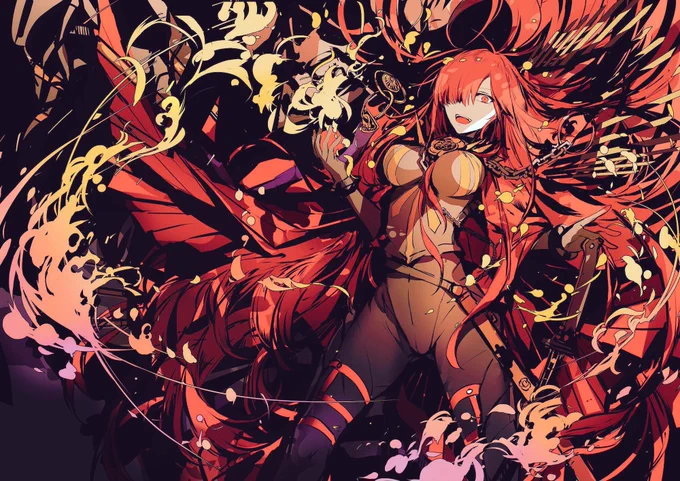魔王ノッブ強化!!!みんなも引くんだ!!(めちゃくちゃ熱そうな絵面になった)??????
#FGO 
