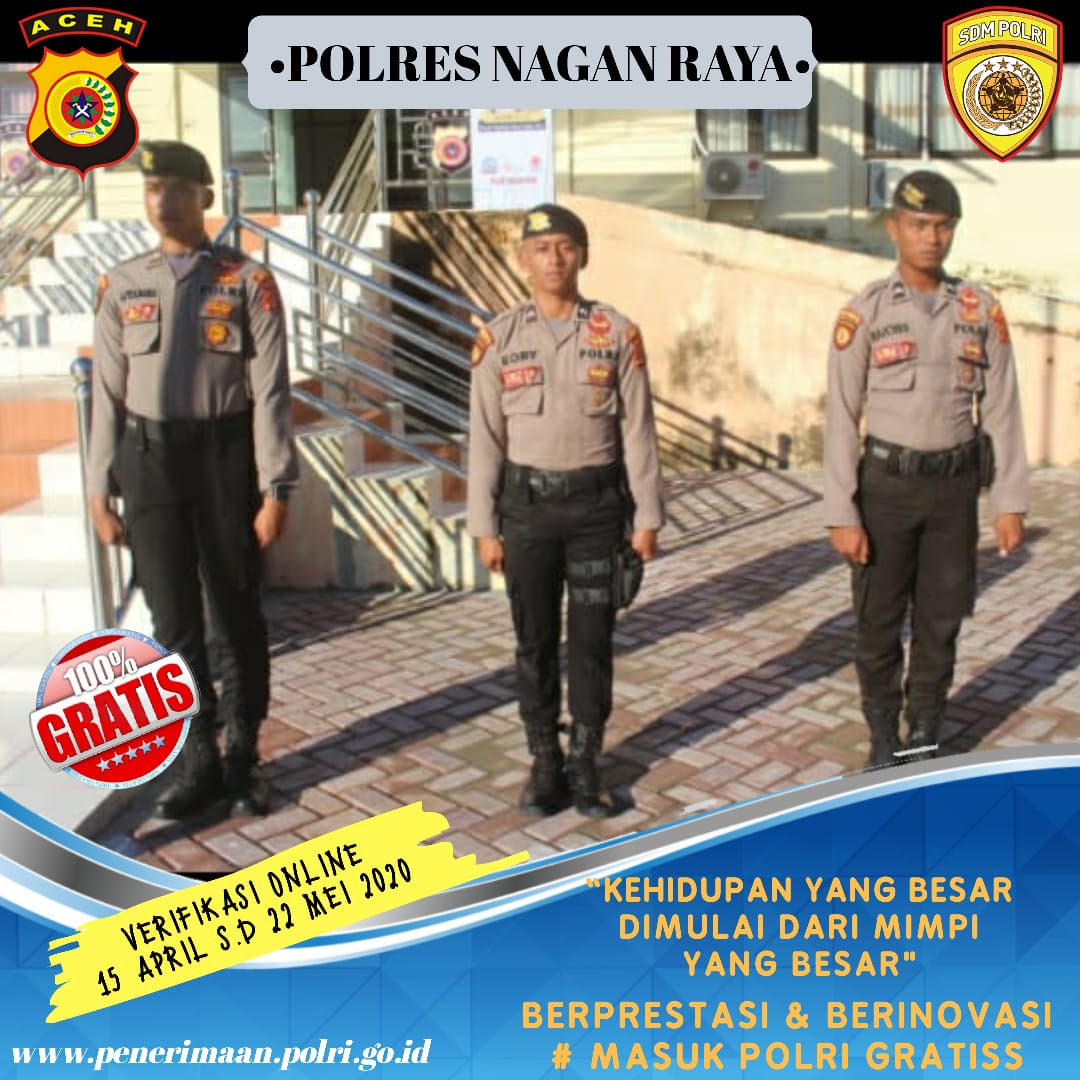 IsalWsw's tweet photo. #ssdmpolri
#tribrata
#polisiindonesia
#humaspoldaaceh
#sdmpoldaaceh
#rekrutmen_polri2020 https://t.co/WL3jmk9LGh