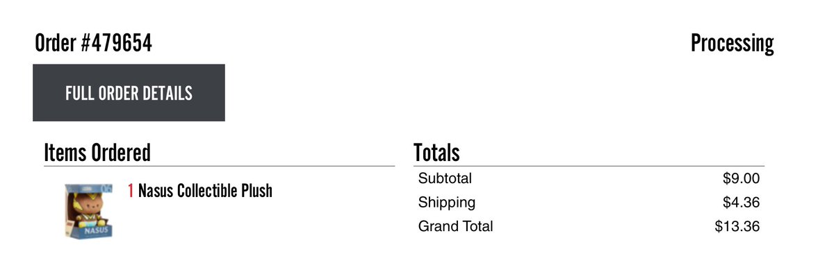 LadyRowl's tweet photo. Yo @riotgames I love y'all but i ordered a Nasus ush like 3 weeks ago and he hasn't been shipped D: https://t.co/QEZR3TaSVc